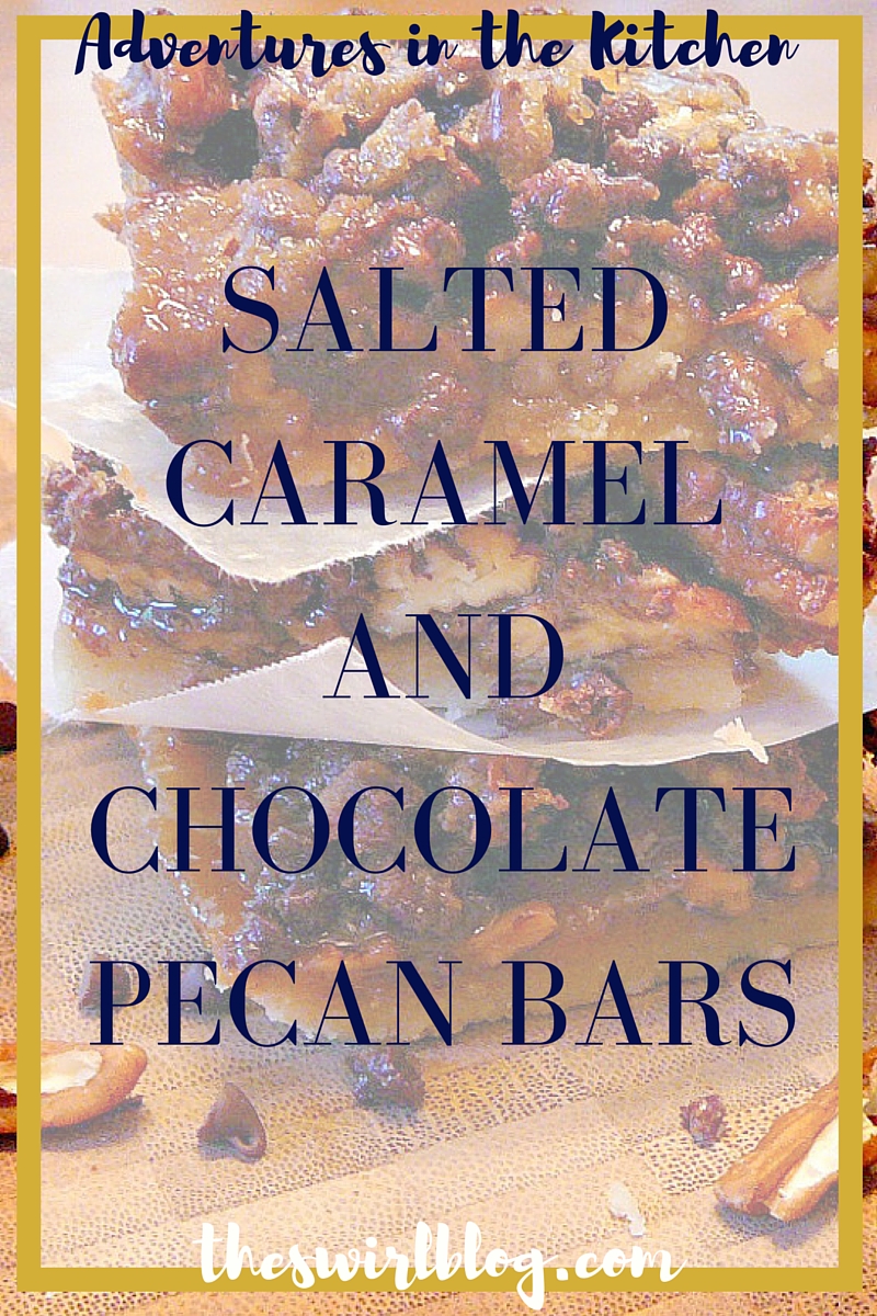 Salted Caramel and Chocolate Pecan Pie Bars