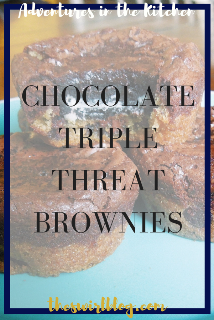 Chocolate Triple Threat Brownies