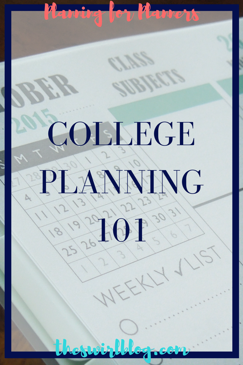 Plan With Me: College Planning 101!
