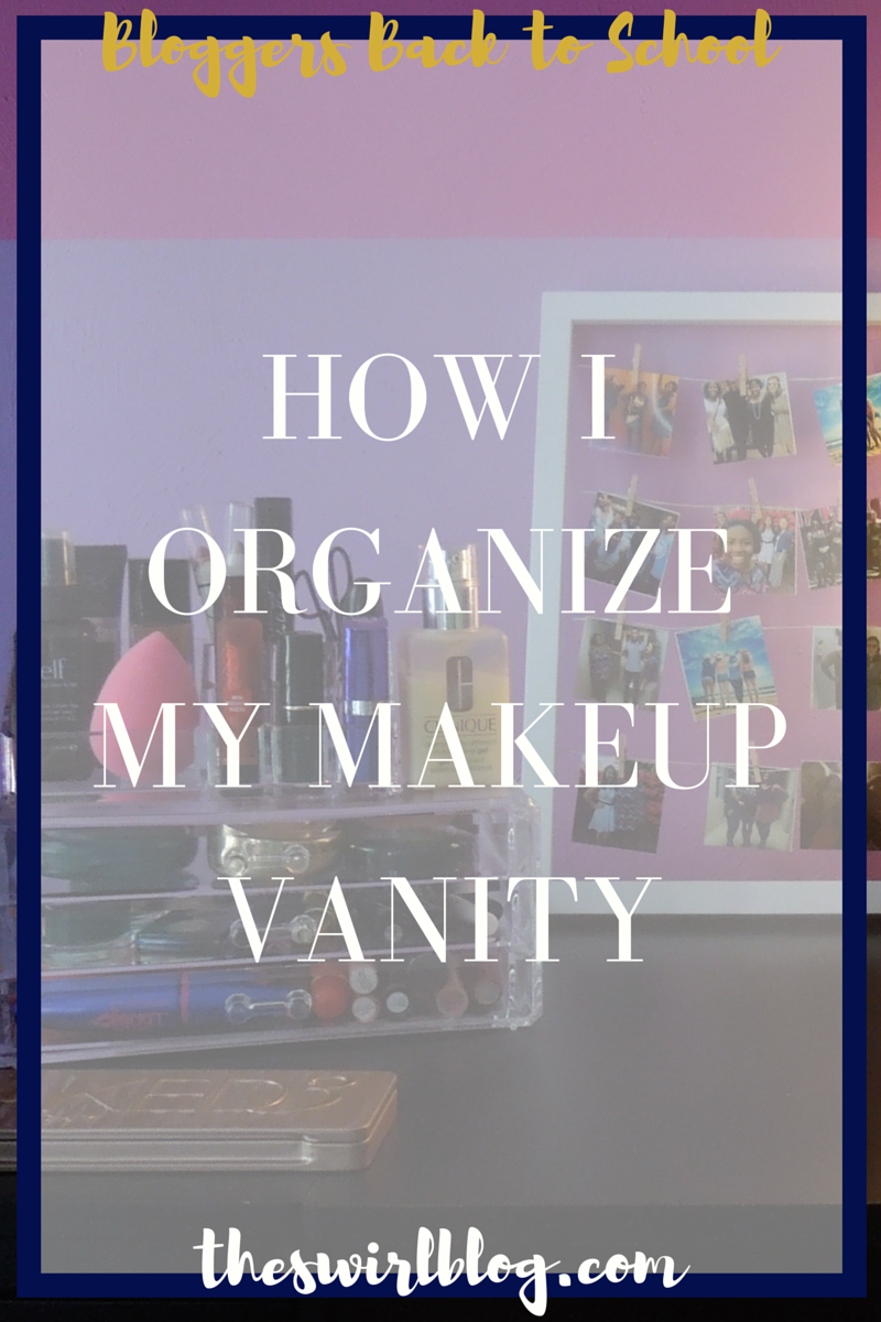 How to Organize Makeup Vanity