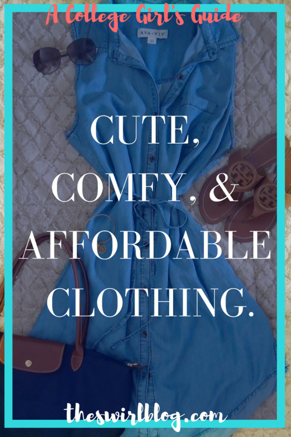 A College Girl's Guide: Cute, Comfy, & Affordable Clothing Store Guide! -  Gabby In The City