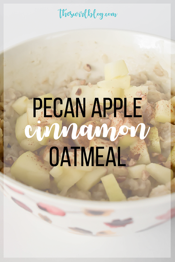 Easy & Affordable Meals: Pecan Apple Cinnamon Oatmeal