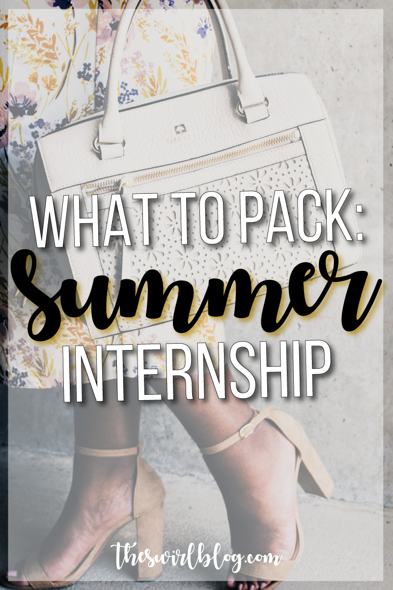 What You Actually Need to Bring To Your Summer Internship