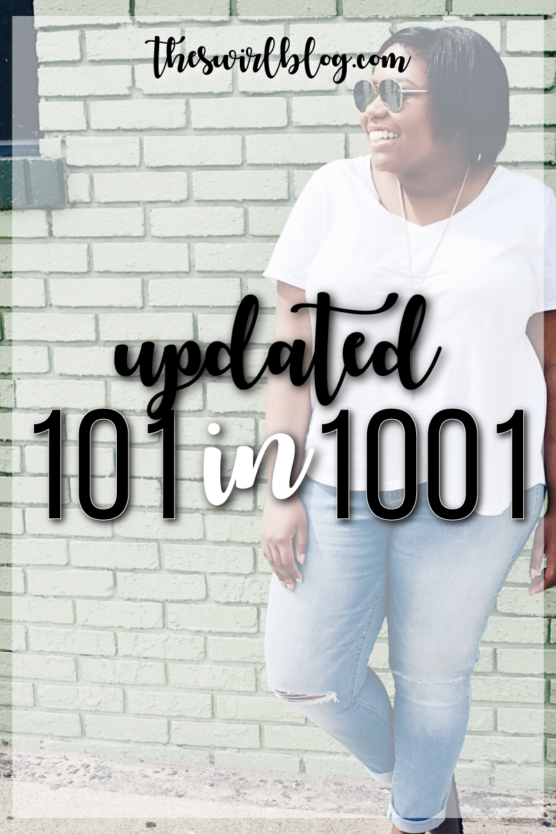 101 in 1001 Update
