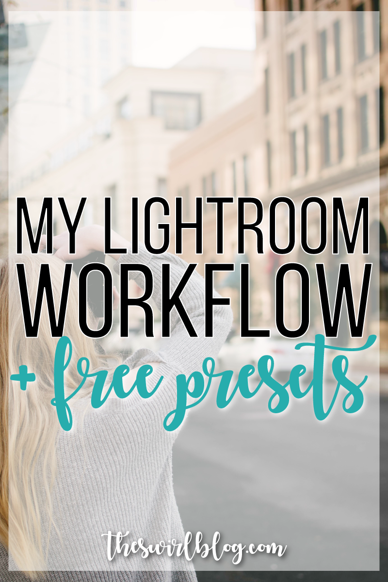 My Lightroom Work Flow!