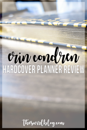 When I saw the new Erin Condren Hardcover Planner, I ordered it right away. I'm happy to report that this planner has everything I need in a planner, and looks great too!