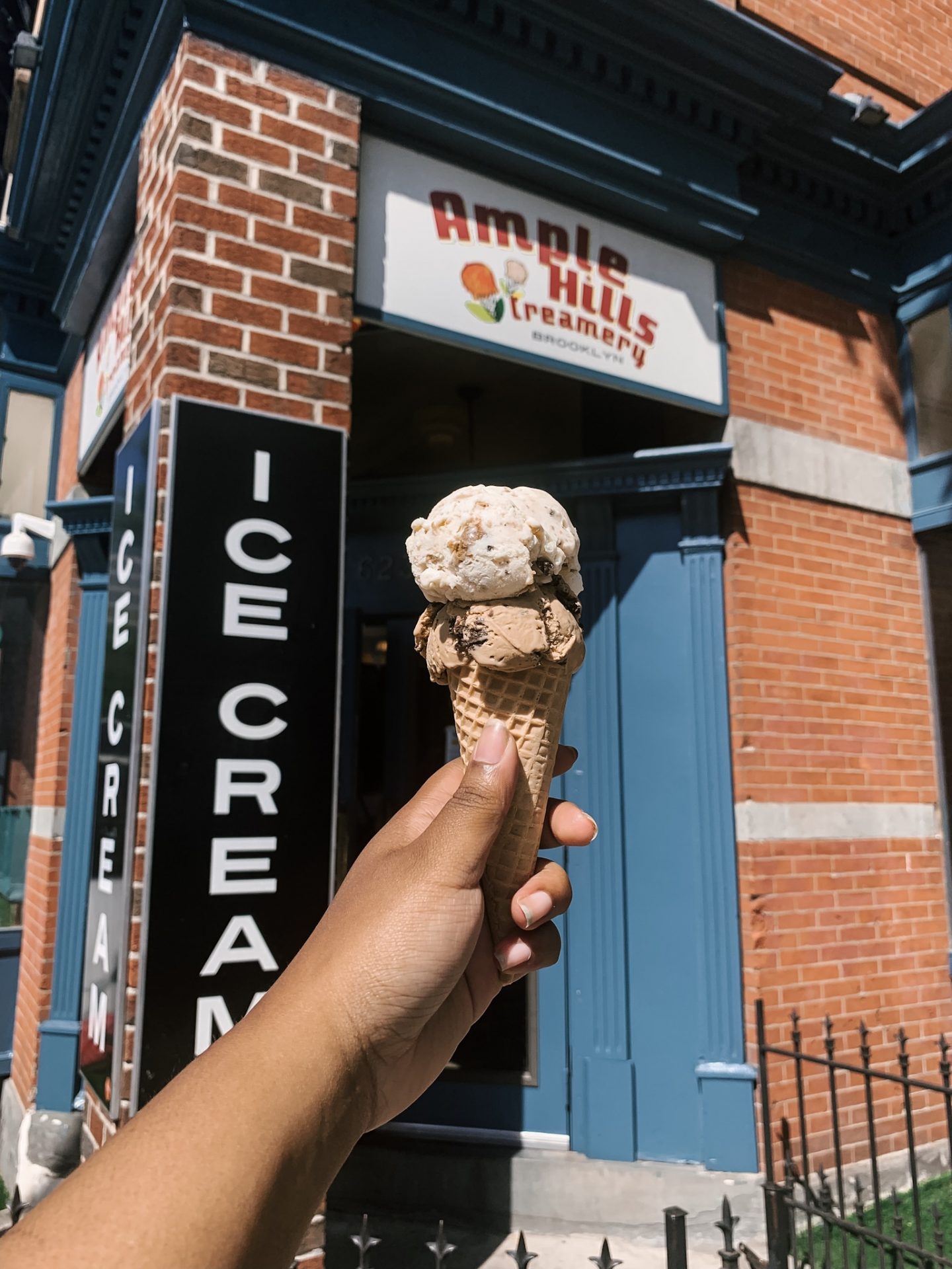 my favorite ice cream shop Ample Hills Creamery