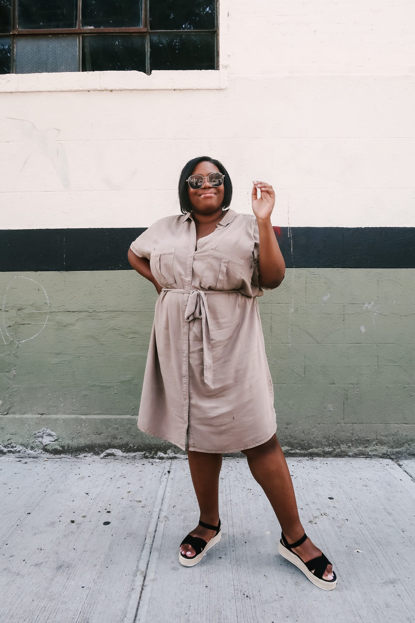 gabby in the city blog nude dress h&m 2020 goals