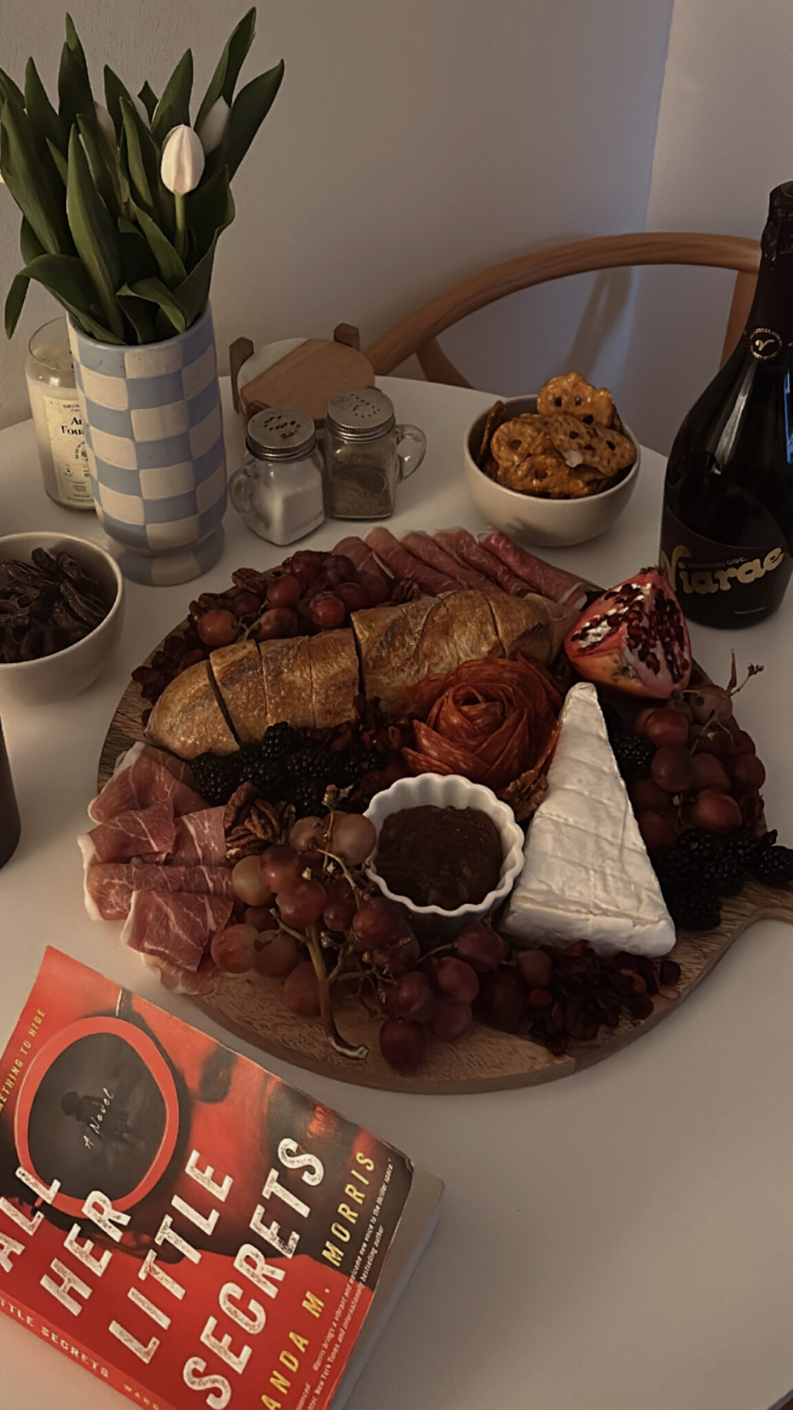 charcuterie and october book club pick for the weekly